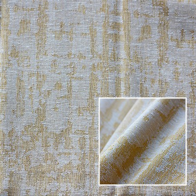 Novel Chroma Gold taupe in 369 Gold Drapery Polyester  Blend Fire Rated Fabric NFPA 701 Flame Retardant  Faux Linen  Extra Wide Sheer   Fabric