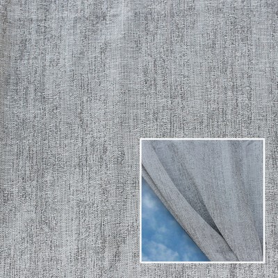 Novel Malta Silver in 369 Silver Drapery Polyester  Blend Fire Rated Fabric NFPA 701 Flame Retardant  Faux Linen  Extra Wide Sheer   Fabric