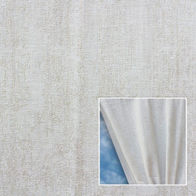Novel Malta Sand in 369 Brown Drapery Polyester  Blend Fire Rated Fabric NFPA 701 Flame Retardant  Faux Linen  Extra Wide Sheer   Fabric