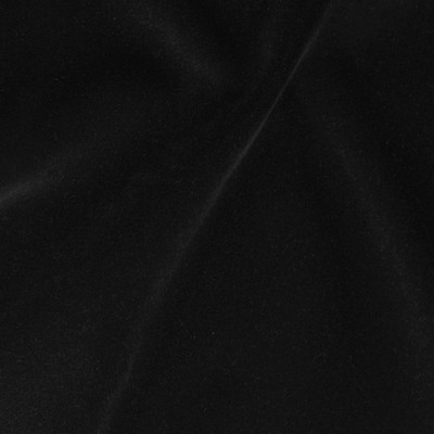 Novel Trek Black in 370 Black Upholstery Polyester Fire Rated Fabric High Performance Fire Retardant Velvet and Chenille  Solid Velvet   Fabric