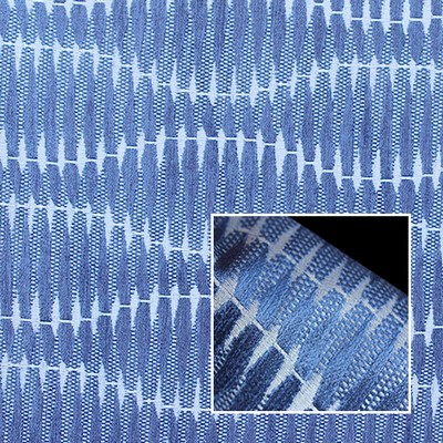 Novel Chiswick Cobalt in 372 Blue Upholstery Cotton  Blend Fire Rated Fabric Fire Retardant Velvet and Chenille  Patterned Velvet   Fabric