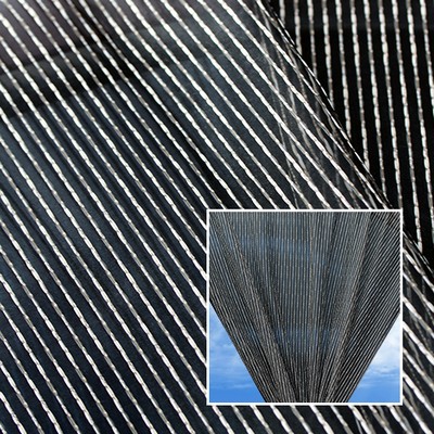 Novel Landsbury Charcoal in 373 Grey Sheer Polyester Fire Rated Fabric NFPA 701 Flame Retardant  Flame Retardant Sheer  Extra Wide Sheer  Checks and Striped Sheer   Fabric