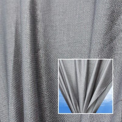 Novel Jaipur Silver in 373 Silver  Blend Extra Wide Sheer   Fabric