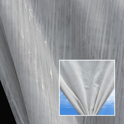 Novel Arley Silver in 373 Silver Extra Wide Sheer   Fabric