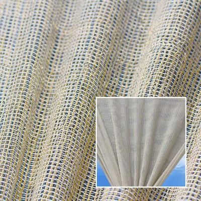 Novel Woodville Gold in 373 Gold  Blend Extra Wide Sheer   Fabric
