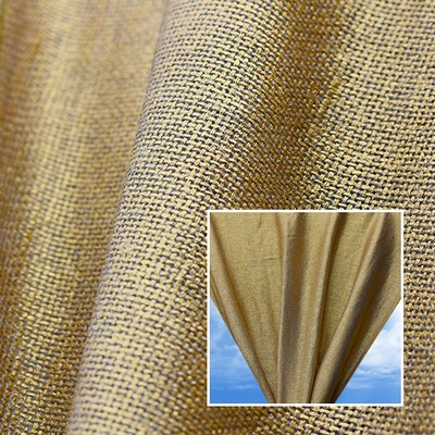 Novel Jaipur Gold in 373 Gold  Blend Extra Wide Sheer   Fabric