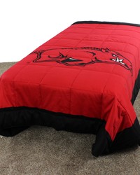 Arkansas Razorbacks 2 Sided Big Logo - Light Comforter - King by   