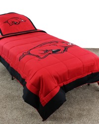 Arkansas Razorbacks Reversible Comforter Set  King by   