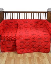 Arkansas Razorbacks Crib Bedding Set by   