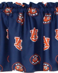 Auburn Tigers Printed Curtain Valance  84 in  x 15 in  by   
