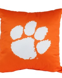 Clemson Tigers 16in x 16in Decorative Pillow - 2 ColorsUnique Logos on Both Sides by   
