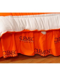 Clemson Tigers Printed Dust Ruffle  Full by   