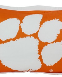 Clemson Tigers Printed Pillow Sham by   