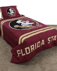 Florida State Seminoles Reversible 3 Piece Comforter Set Queen by   