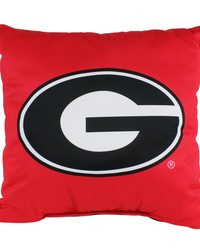 Georgia Bulldogs 16in x 16in Decorative Pillow - 2 ColorsUnique Logos on Both Sides by   