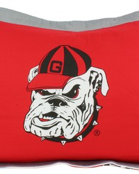 Georgia Bulldogs Printed Pillow Sham by   