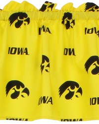 Iowa Hawkeyes Printed Curtain Valance  84 in  x 15 in  by   