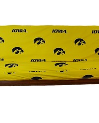 Iowa Hawkeyes Futon Cover  Full size fits 6 and 8 inch mats by   