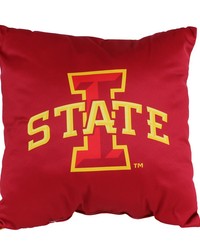 Iowa State Cyclones 16in x 16in Decorative Pillow - 2 ColorsUnique Logos on Both Sides by   