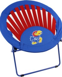 Kansas Jayhawks Rising Sun Chair by   