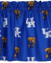 Kentucky Wildcats Printed Curtain Valance  84 in  x 15 in  by   