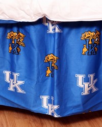 Kentucky Wildcats Printed Dust Ruffle  Queen by   