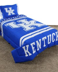 Kentucky Wildcats Reversible 3 Piece Comforter Set Full by   