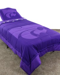 Kansas State Wildcats Reversible Comforter Set  King by   