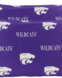 Kansas State Wildcats Pillowcase Pair King Solid by   