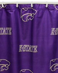 Kansas State Wildcats Standard Shower Curtain by   