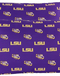 Louisiana State University Tigers Pillowcase Pair King Solid by   