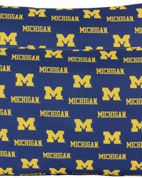Michigan Wolverines Pillowcase Pair King Solid by   
