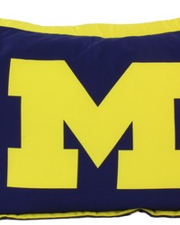 Michigan Wolverines Printed Pillow Sham by   