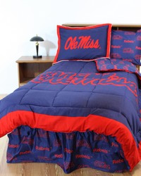 Mississippi Rebels Bed in a Bag Full  With Team Colored Sheets by   