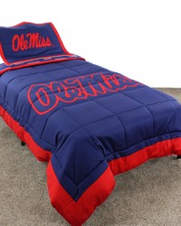 Mississippi Rebels Reversible Comforter Set  Full by   
