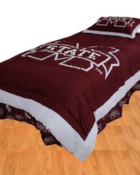 Mississippi State Bulldogs Bed in a Bag King  With Team Colored Sheets by   
