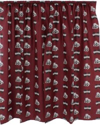 Mississippi State Bulldogs Printed Shower Curtain Cover  70 in  x 72 in  by   