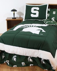 Michigan State Spartans Bed in a Bag Twin  With Team Colored Sheets by   