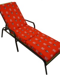 North Carolina State Wolfpack 3pc Chaise Lounge Cushion by   