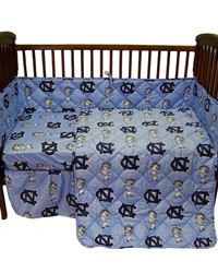 North Carolina Tar Heels 5 piece Baby Crib Set by   