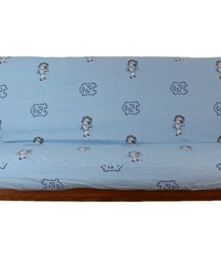 North Carolina Tar Heels Futon Cover  Full size fits 6 and 8 inch mats by   