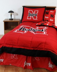 Nebraska Huskers Bed in a Bag Full  With Team Colored Sheets by   