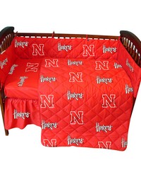 Nebraska Cornhuskers Crib Bedding Set by   