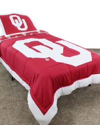Oklahoma Sooners Reversible Comforter Set  King by   