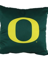 Oregon Ducks 16in x 16in Decorative Pillow - 2 ColorsUnique Logos on Both Sides by   