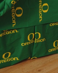 Oregon Ducks Printed Dust Ruffle  King by   