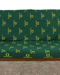 Oregon Ducks Futon Cover  Full size fits 6 and 8 inch mats by   