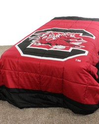 South Carolina Gamecocks 2 Sided Big Logo - Light Comforter - King by   