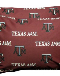 Texas AM Aggies Pillowcase Pair King Solid by   