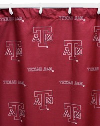 Texas AM Aggies Standard Shower Curtain by   